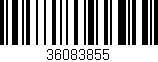 Código de barras (EAN, GTIN, SKU, ISBN): '36083855'