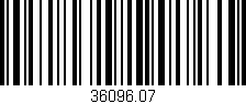 Código de barras (EAN, GTIN, SKU, ISBN): '36096.07'