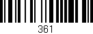 Código de barras (EAN, GTIN, SKU, ISBN): '361'