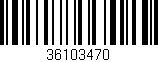 Código de barras (EAN, GTIN, SKU, ISBN): '36103470'