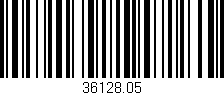 Código de barras (EAN, GTIN, SKU, ISBN): '36128.05'