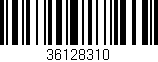 Código de barras (EAN, GTIN, SKU, ISBN): '36128310'