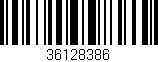 Código de barras (EAN, GTIN, SKU, ISBN): '36128386'