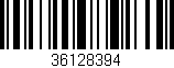 Código de barras (EAN, GTIN, SKU, ISBN): '36128394'
