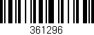 Código de barras (EAN, GTIN, SKU, ISBN): '361296'