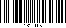Código de barras (EAN, GTIN, SKU, ISBN): '36130.05'
