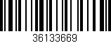 Código de barras (EAN, GTIN, SKU, ISBN): '36133669'