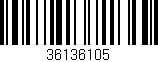 Código de barras (EAN, GTIN, SKU, ISBN): '36136105'