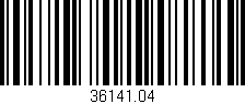 Código de barras (EAN, GTIN, SKU, ISBN): '36141.04'