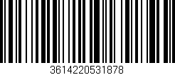 Código de barras (EAN, GTIN, SKU, ISBN): '3614220531878'