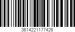 Código de barras (EAN, GTIN, SKU, ISBN): '3614221177426'