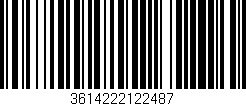 Código de barras (EAN, GTIN, SKU, ISBN): '3614222122487'