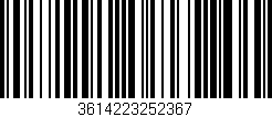 Código de barras (EAN, GTIN, SKU, ISBN): '3614223252367'