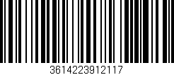 Código de barras (EAN, GTIN, SKU, ISBN): '3614223912117'