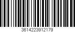 Código de barras (EAN, GTIN, SKU, ISBN): '3614223912179'