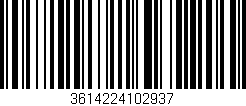 Código de barras (EAN, GTIN, SKU, ISBN): '3614224102937'