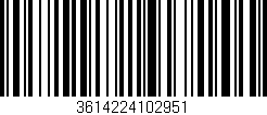 Código de barras (EAN, GTIN, SKU, ISBN): '3614224102951'