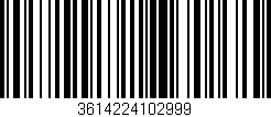 Código de barras (EAN, GTIN, SKU, ISBN): '3614224102999'