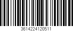 Código de barras (EAN, GTIN, SKU, ISBN): '3614224120511'