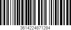 Código de barras (EAN, GTIN, SKU, ISBN): '3614224871284'