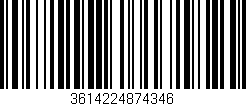Código de barras (EAN, GTIN, SKU, ISBN): '3614224874346'