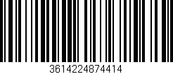 Código de barras (EAN, GTIN, SKU, ISBN): '3614224874414'