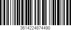 Código de barras (EAN, GTIN, SKU, ISBN): '3614224874490'