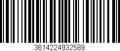 Código de barras (EAN, GTIN, SKU, ISBN): '3614224932589'