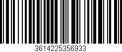 Código de barras (EAN, GTIN, SKU, ISBN): '3614225356933'