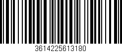 Código de barras (EAN, GTIN, SKU, ISBN): '3614225613180'