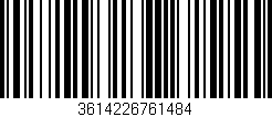Código de barras (EAN, GTIN, SKU, ISBN): '3614226761484'