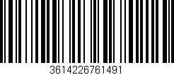 Código de barras (EAN, GTIN, SKU, ISBN): '3614226761491'
