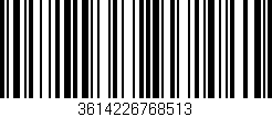 Código de barras (EAN, GTIN, SKU, ISBN): '3614226768513'
