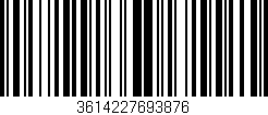 Código de barras (EAN, GTIN, SKU, ISBN): '3614227693876'