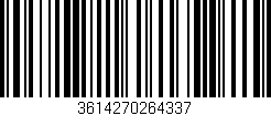 Código de barras (EAN, GTIN, SKU, ISBN): '3614270264337'