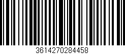 Código de barras (EAN, GTIN, SKU, ISBN): '3614270284458'