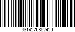 Código de barras (EAN, GTIN, SKU, ISBN): '3614270692420'
