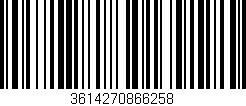 Código de barras (EAN, GTIN, SKU, ISBN): '3614270866258'