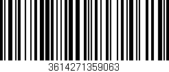 Código de barras (EAN, GTIN, SKU, ISBN): '3614271359063'