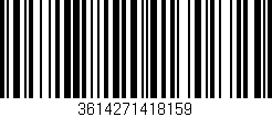 Código de barras (EAN, GTIN, SKU, ISBN): '3614271418159'