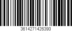 Código de barras (EAN, GTIN, SKU, ISBN): '3614271426390'