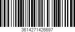 Código de barras (EAN, GTIN, SKU, ISBN): '3614271426697'