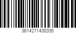 Código de barras (EAN, GTIN, SKU, ISBN): '3614271430335'
