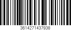 Código de barras (EAN, GTIN, SKU, ISBN): '3614271437938'