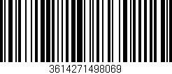 Código de barras (EAN, GTIN, SKU, ISBN): '3614271498069'