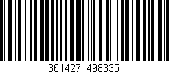 Código de barras (EAN, GTIN, SKU, ISBN): '3614271498335'
