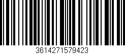 Código de barras (EAN, GTIN, SKU, ISBN): '3614271579423'