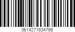 Código de barras (EAN, GTIN, SKU, ISBN): '3614271634788'