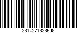 Código de barras (EAN, GTIN, SKU, ISBN): '3614271636508'