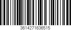 Código de barras (EAN, GTIN, SKU, ISBN): '3614271636515'